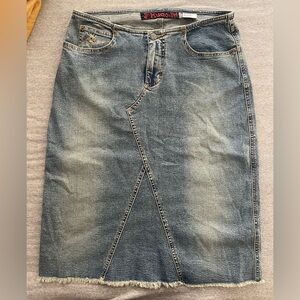 Vintage y2k Mudd denim jean skirt
